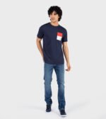 nautica nautica t-shirt edwin bleu nuit homme n1k01346-dark/navy