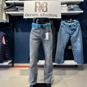 DISTRESSED BAGGY  JEANS 5000-3-GRIS CL