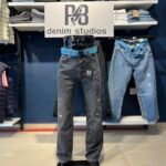 distressed baggy  jeans 5000-2-gris