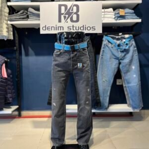 DISTRESSED BAGGY  JEANS 5000-2-GRIS