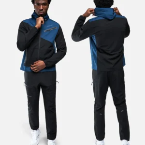 footkorner survétement fk hood - blue homme fka-hoodsur-400