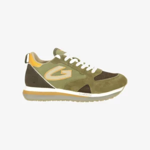 GUARDIANI wen 0092 low m suede/s.fabric/olive Homme AGM009208
