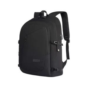 WENIG antivol sac à dos ordinateur portable 17 pouces imperméable avec usb charging port, fonctionnel, pour loisirs/affaire/scolaire noir Unisex