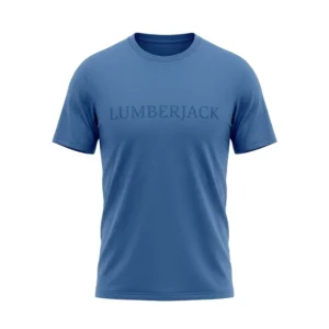 lumberjack big horizontal logo tee blue indigo - LBJ26010-BLG