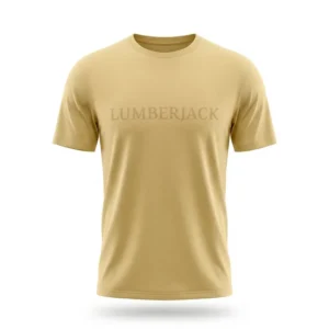 lumberjack big horizontal logo tee light brown - LBJ26010-LBR