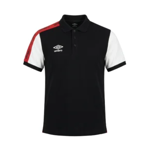 umbro men polo ss black white-001 - UAA241M011-001
