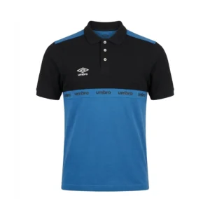 umbro men polo ss petrol  black-028 - UAA241M013-028