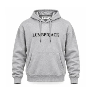 lumberjack horizontal paff logo hoodie grey - LBJ-00202-GRY