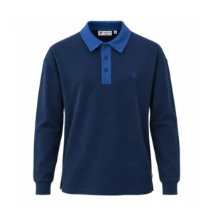 lumberjack mini embroidery logo rugby logo navy - LBJ-00507-NVY
