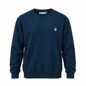 lumberjack mini embroidery logo sweat shirt blue indigo - LBJ-00601-BLG