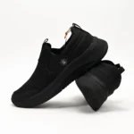 man lumberjack slip op shoe close total black - SML5102-001-CB003